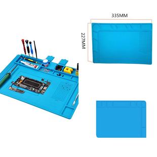 Cross-Border Mobile Phone Computer Repair Insulation Pad Silicone Table Pad High Temperature Resistant Pad Hot Air Gun Soldering Station Screw Locator