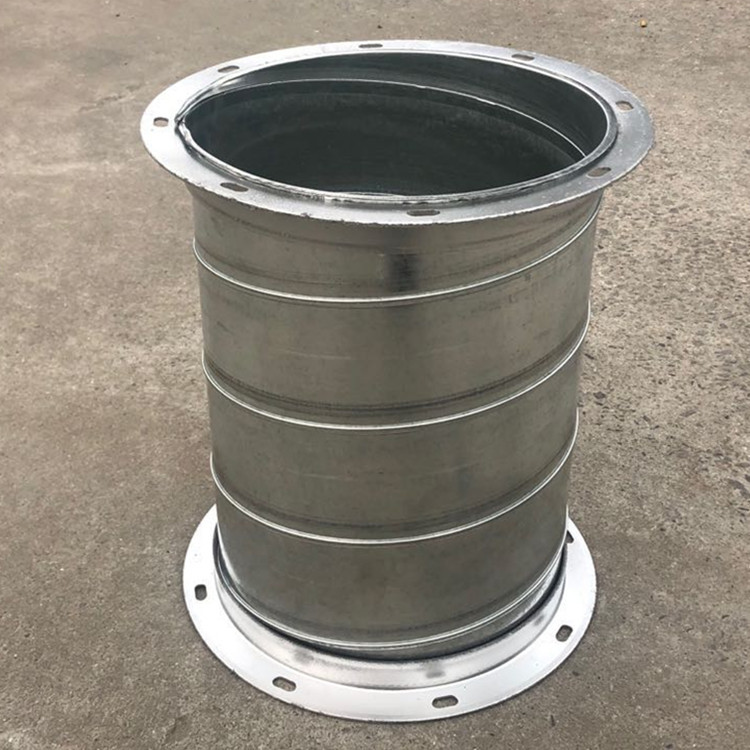 大口径圆形不锈钢风管工业镀锌螺旋通风管道排风除尘机制法兰管道