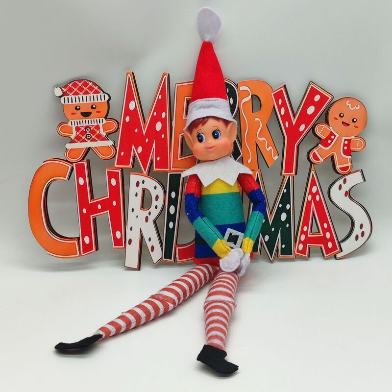 外国貿易クロスボーダー本棚赤い人形エルフ人形クリスマスツリーペンダント長脚人形ぬいぐるみ男の子と女の子用|undefined