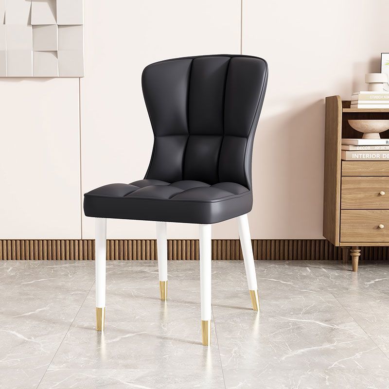 Asiento de restaurante nórdico simple respaldo superior silla de comedor de paquete flexible silla de negociación de hotel image 28