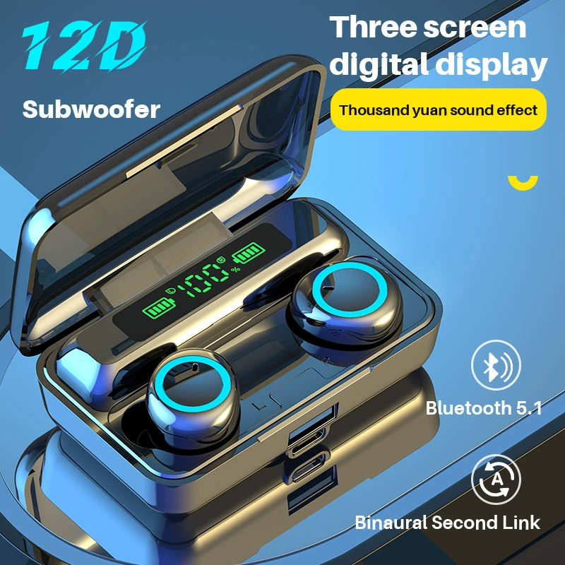 Сенсорные наушники, зарядка аккумулятора, Bluetooth, сенсорный экран, большой аккумулятор