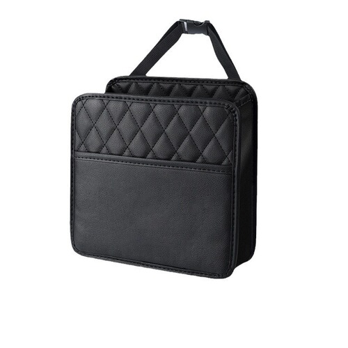Car seat back storage bag organizer, car multi-purpose storage box, foldable in-car chair back storage bag