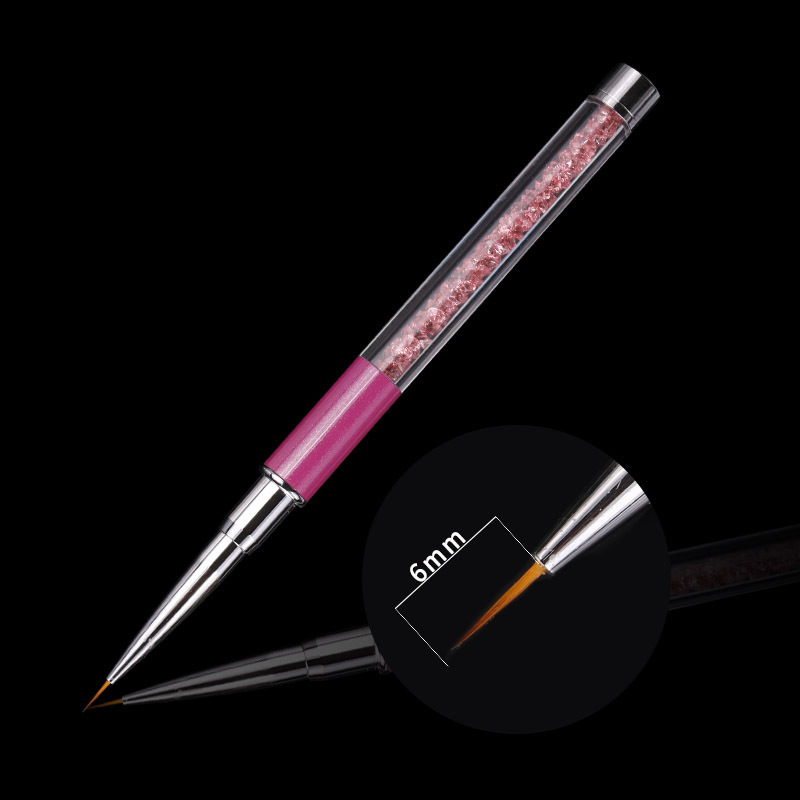 Pluma roja rosa (6 mm)