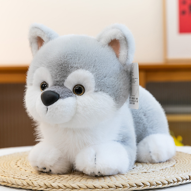 Simulación transfronteriza de muñecas de perros de pastoreo fronterizo, zorro, oso, comercio exterior, juguetes de peluche para niños, almohadas, muñecas de tela de alta calidad