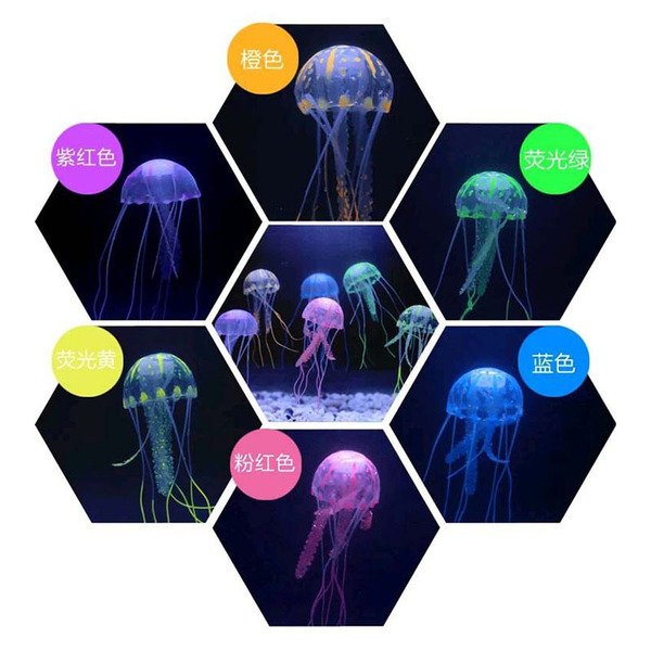 fluorescence silicone realistic aquarium decor
