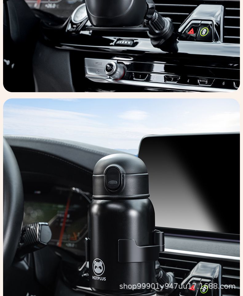 Car-Mounted Water Cup Holder, Car Air Vent, Car Air Conditioning Ashtray Fixed Bracket, In-Car Water Bottle Dedicated Hanging Type