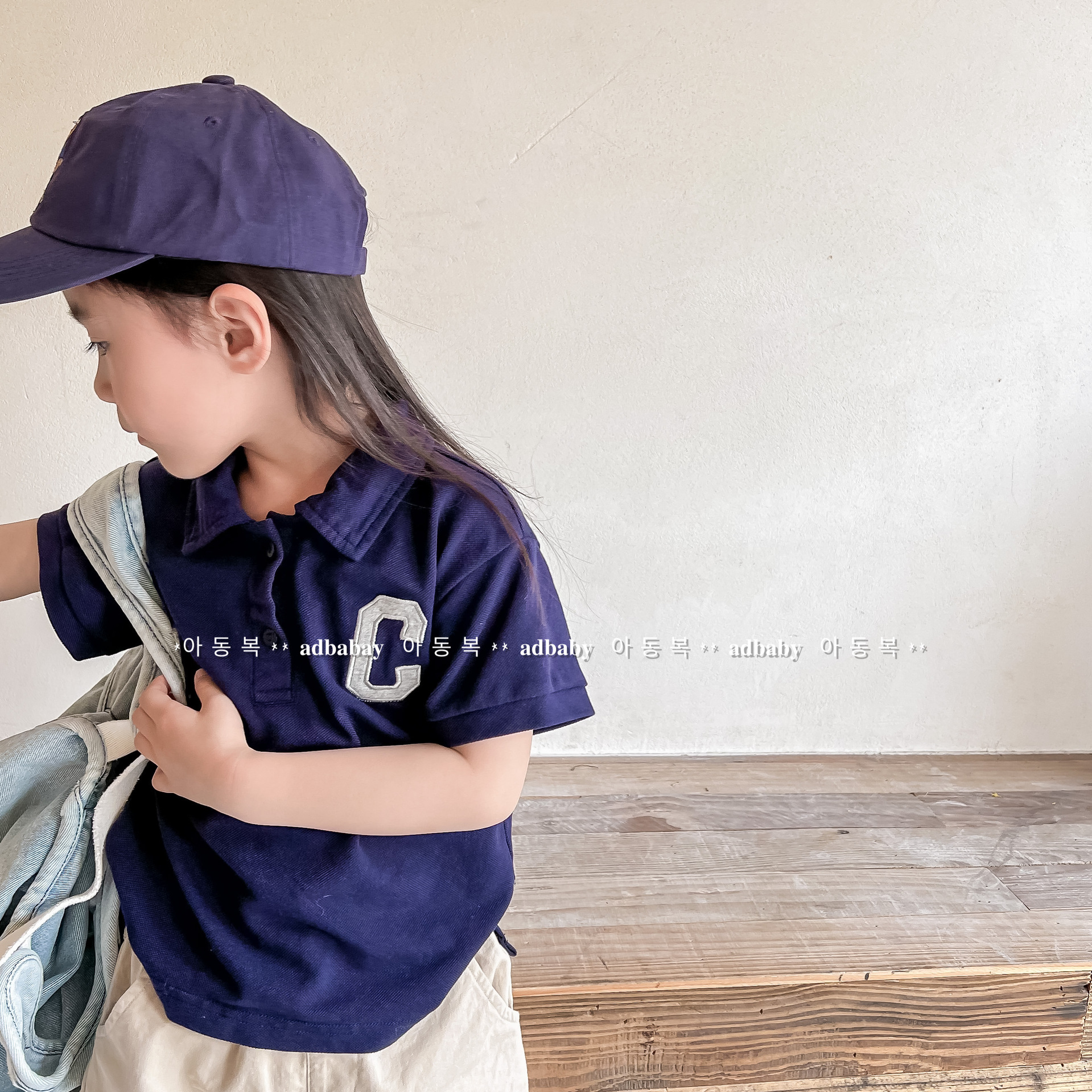 Children's clothing 2024 summer Korean version for boys and girls piqué cotton embroidered polo shirt T-shirt children's short-sleeved T-shirt 122261
