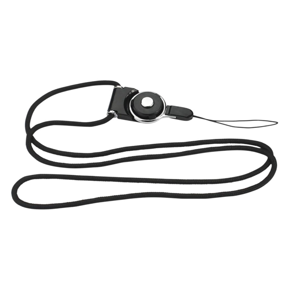Spot neck lanyard mobile phone ring lanyard two-in-one rotating buckle detachable card holder lanyard ring