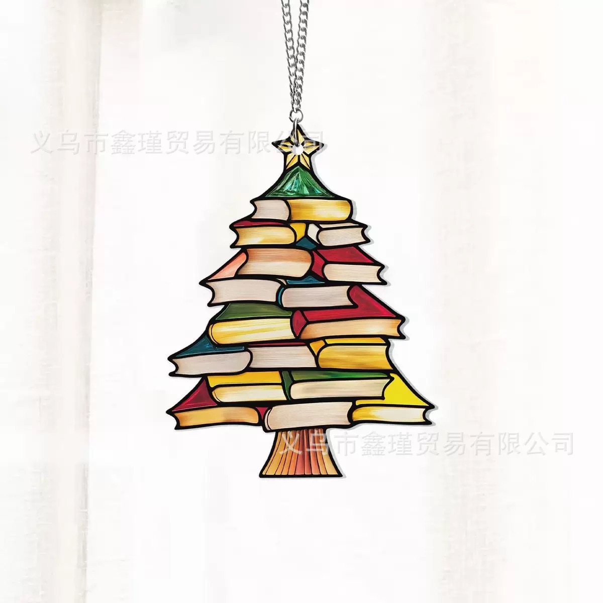 Transfronterizo nuevo creativo árbol de Navidad coche colgante Navidad acrílico decoración vacaciones decoraciones para el hogar image 38