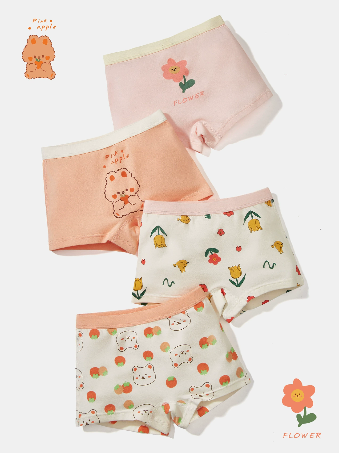 Детское белье, хлопковые брюки, шорты, высокий пояс, 6–12 лет, для подростков, оптовая продажа