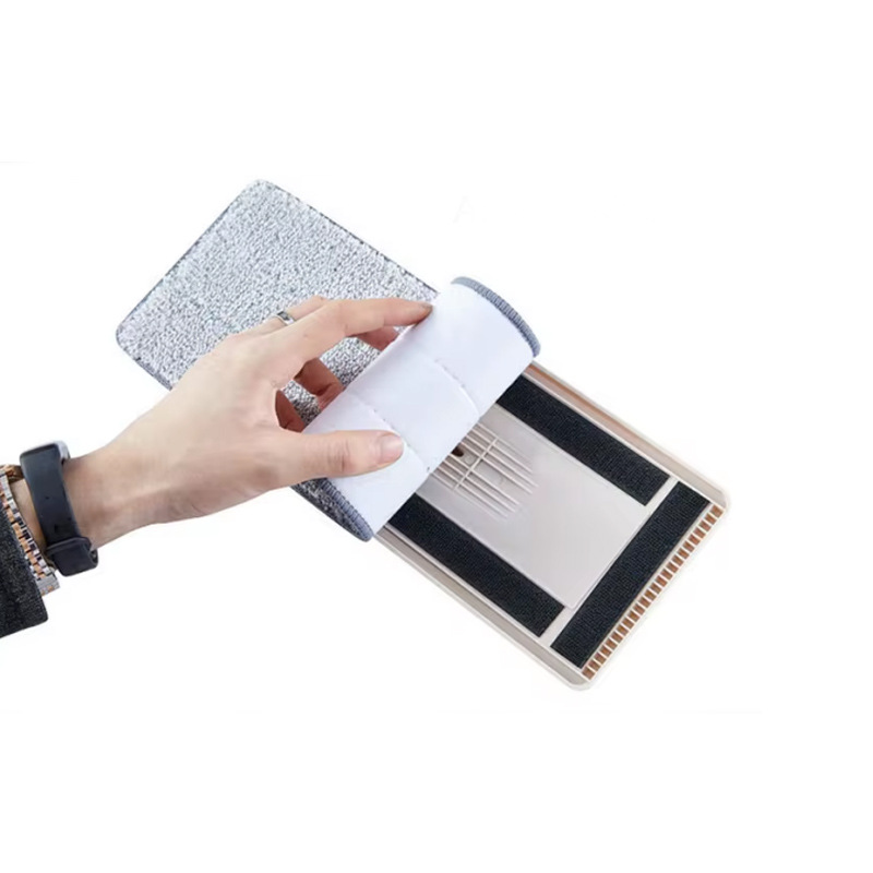 Mopo de rascado, trapador plano para perezoso doméstico, trapador absorbente de separación sin lavado a mano con un barril limpio