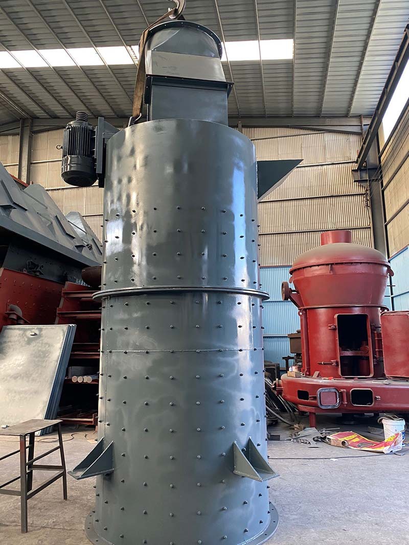 150吨处理量制砂选粉机 石灰石粉选粉机 创锦砂粉分离设备