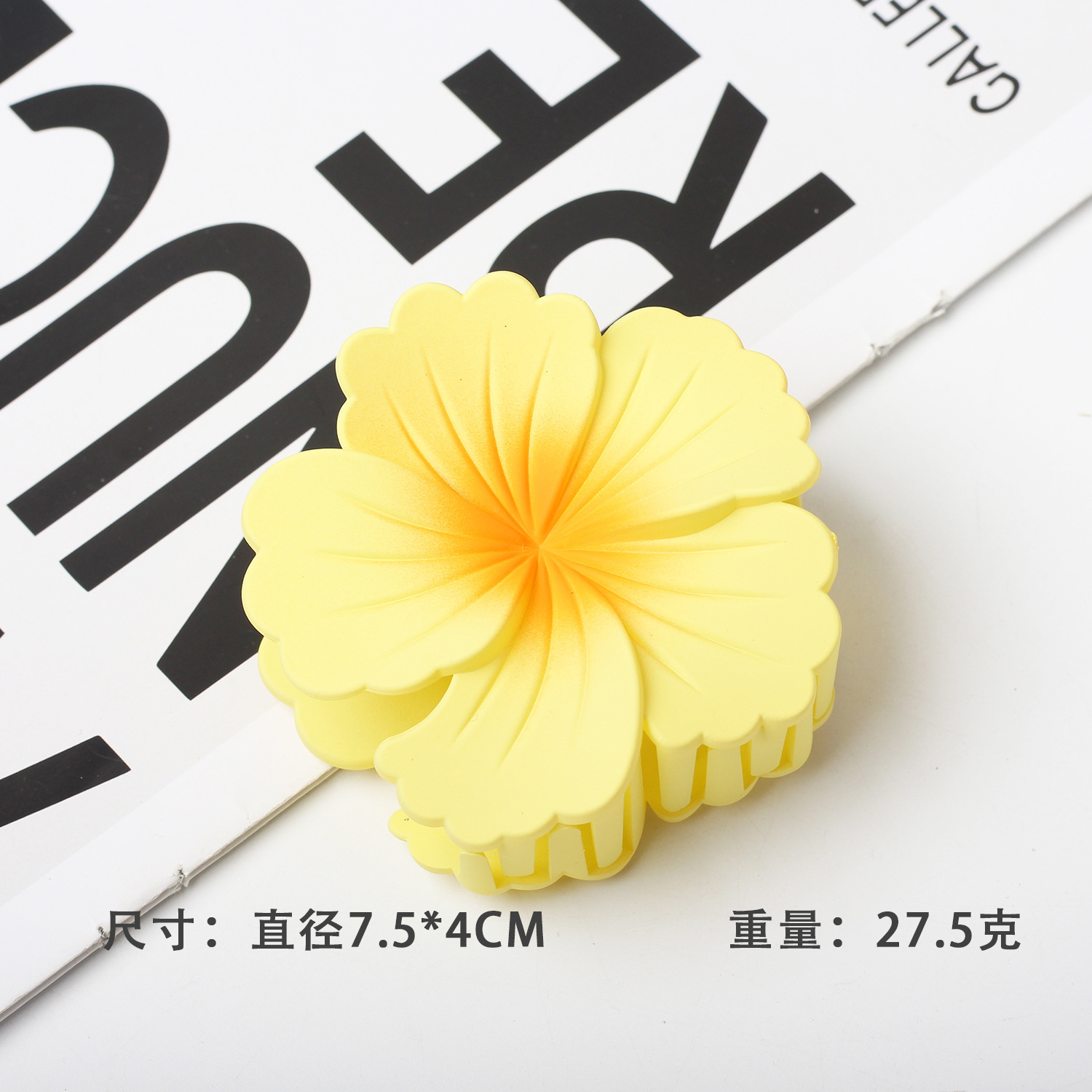 Venta caliente transfronteriza moda Mori pequeña fresca y dulce color caramelo flor enrollable pinza pinza para el cabello con sentido avanzado accesorios para el cabello