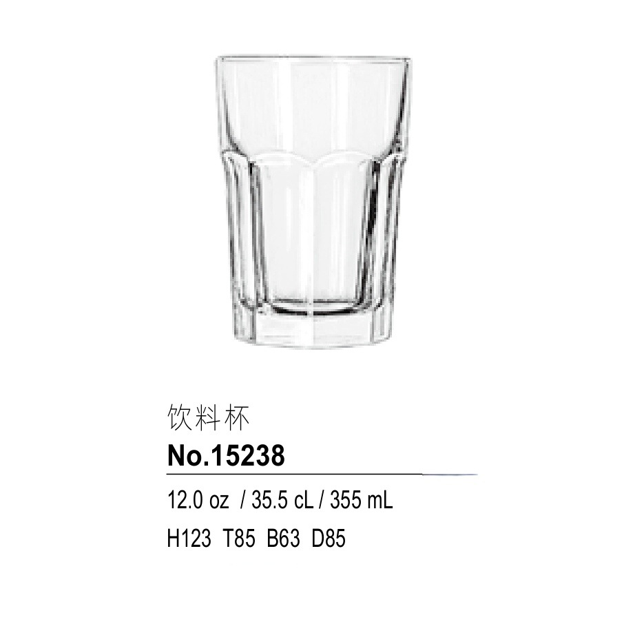 15238 Capacity 355ML (24 pieces per carton, batched by carton)