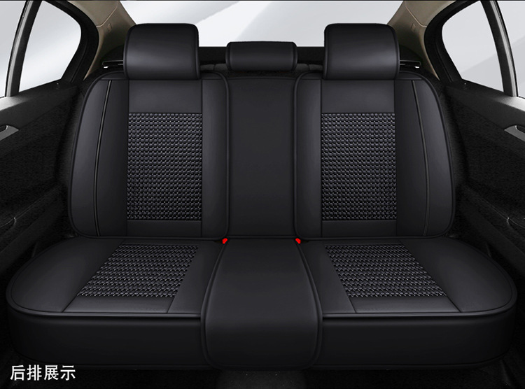 Leather Car Seat Cushions for Five Seats, Cross-Border Export Manufacturers, Four-Season Suitable Car Supplies Seat Cushions, Seat Covers Wholesale