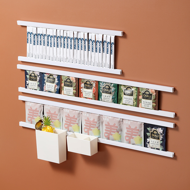 U-shaped edging strip self-adhesive storage kitchen living room cabinet door fish tank artifact small red book DIY plastic storage rack behind door U-shaped edging strip self-adhesive storage kitchen living room cabinet door fish tank artifact small red book DIY plastic storage rack behind door