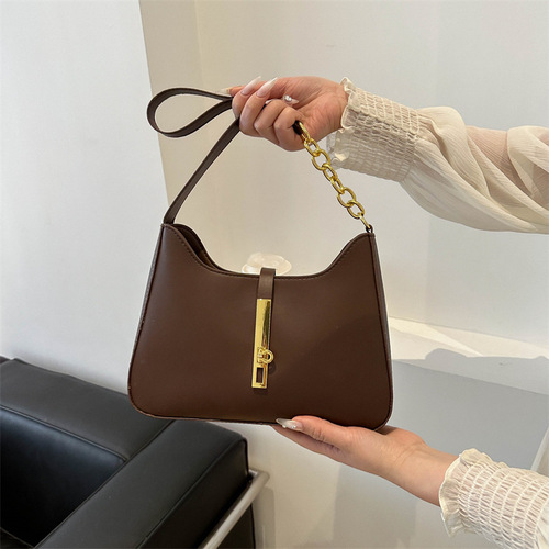 Retro Commute Texture Simple Women's Crossbody Bag 2024 Spring New Compatible Ins Crossbody Small Square Bag
