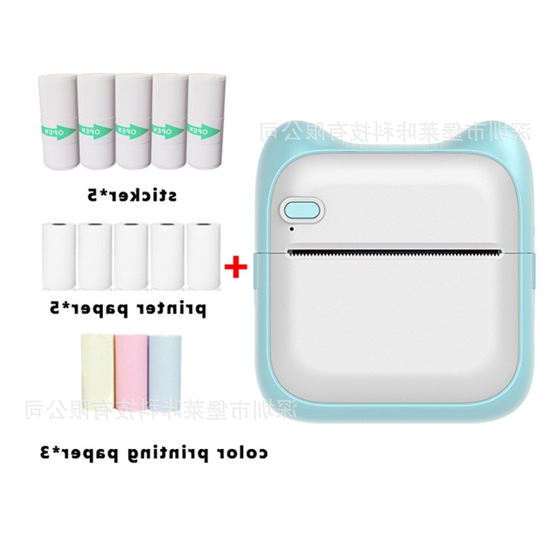 A31 블루 + 인쇄용지 5롤 + 스티커 5롤 + 컬러용지 3롤