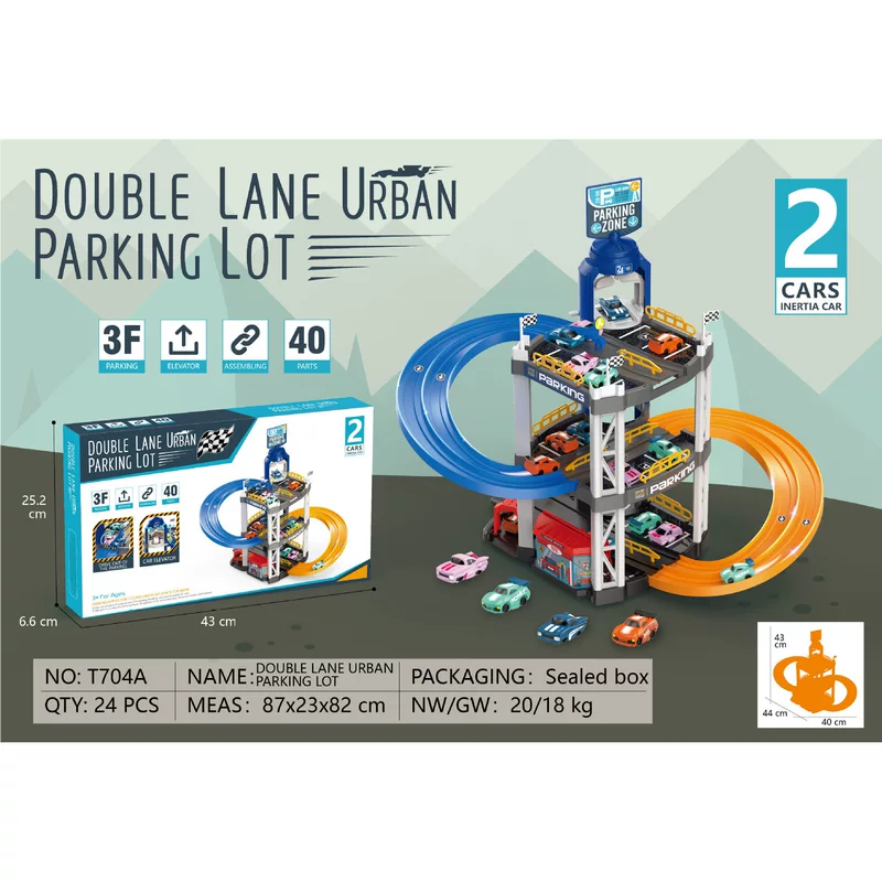 Parking, constructor railed for boys, toy, Aliexpress, DIY, training