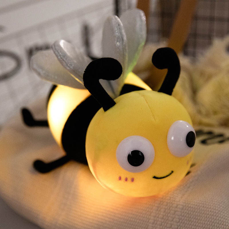 Cute abeja de color luciérnagas siete estrellas mariposas series de insectos luminosos muñecas de peluche muñecas de insectos image 7