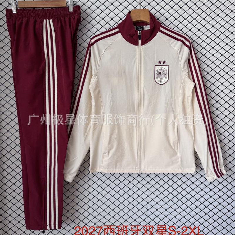 2027 Club Team Season Arsenal Full-Zip Long-Sleeve Warm-Up Tracksuit Sports Football Jacket Set Uniform