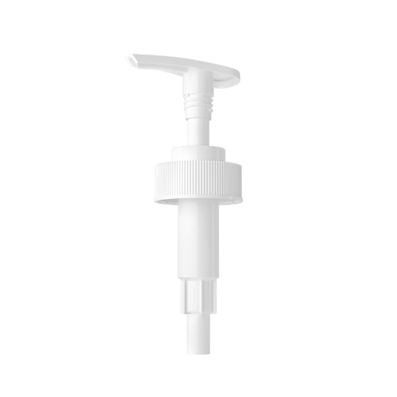24mm/28mm cabeza de la bomba de loción blanca cabeza de la bomba de prensa personalizada LW0201-K de fábrica al por mayor