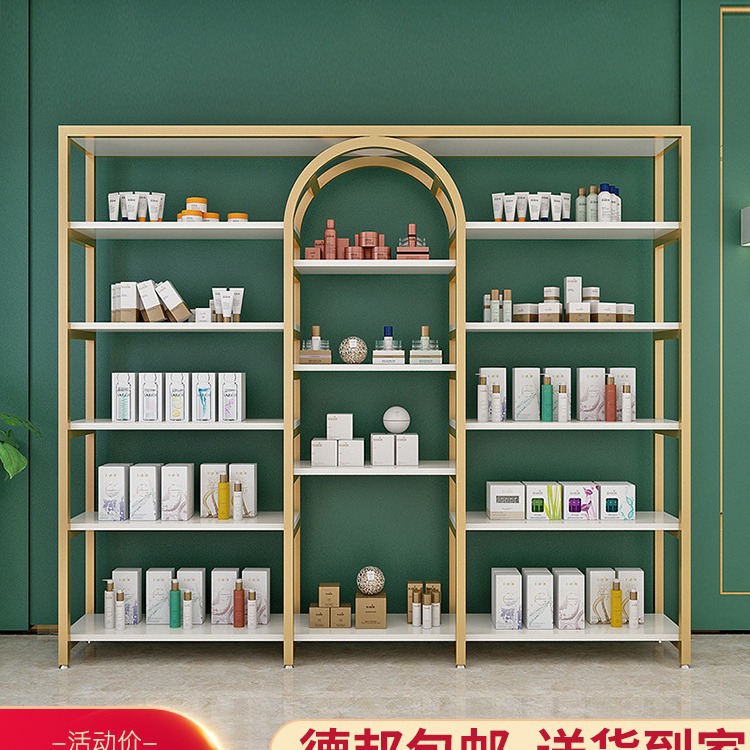化妆品展示架陈列架美容院产品展示柜置物架货架包包货柜陈列展柜