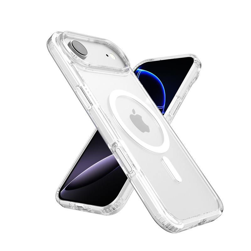 Apple 17promax スペース携帯電話ケース新しい透明な iphone17pro 磁気保護カバーエアケースに適しています|undefined