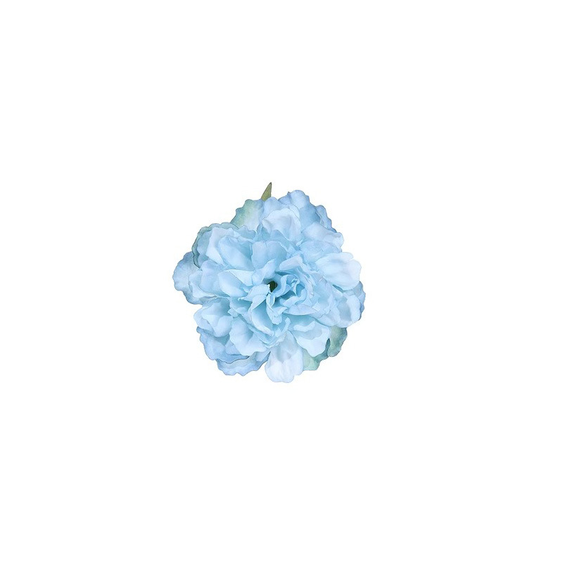 Color claro flor azul horquilla Mori sentido de alta gama Clip lateral flor atmósfera playa foto accesorios para el cabello tocado