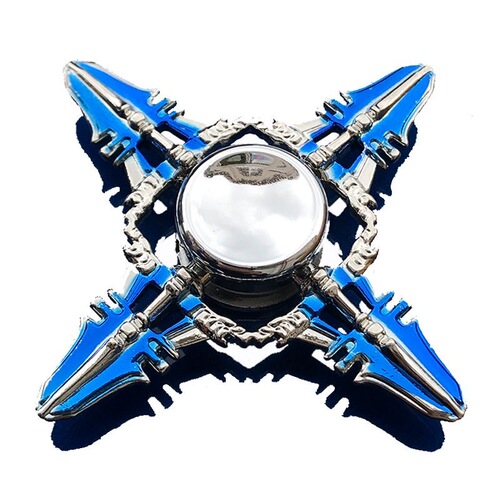 Fidget spinner toy for children and boys, fingertip spinner, advanced alloy, super strong rotating, colorful Tai Chi and Bagua for adults