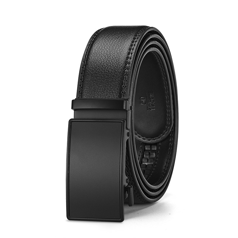 Cinturón de cuero para hombres, cinturón de cuero de alta calidad, cinturón de cintura de cuero para hombres, cinturón de cintura de negocios simple, stock transfronterizo