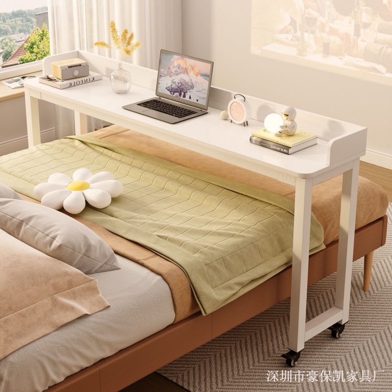 Mobile Long Table, Cross-Bed Table, Computer Table, Bedside Table, Lazy Bed Desk, Home Multifunctional Simple Writing Desk Mobile Long Table, Cross-Bed Table, Computer Table, Bedside Table, Lazy Bed Desk, Home Multifunctional Simple Writing Desk