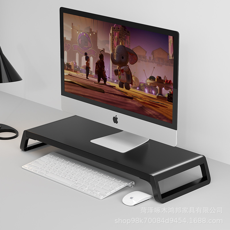 Computer Monitor Stand, Desktop Base, Laptop Riser, Modern Minimalist Design