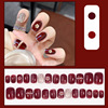 Nail stickers, removable waterproof short fake nails for nails