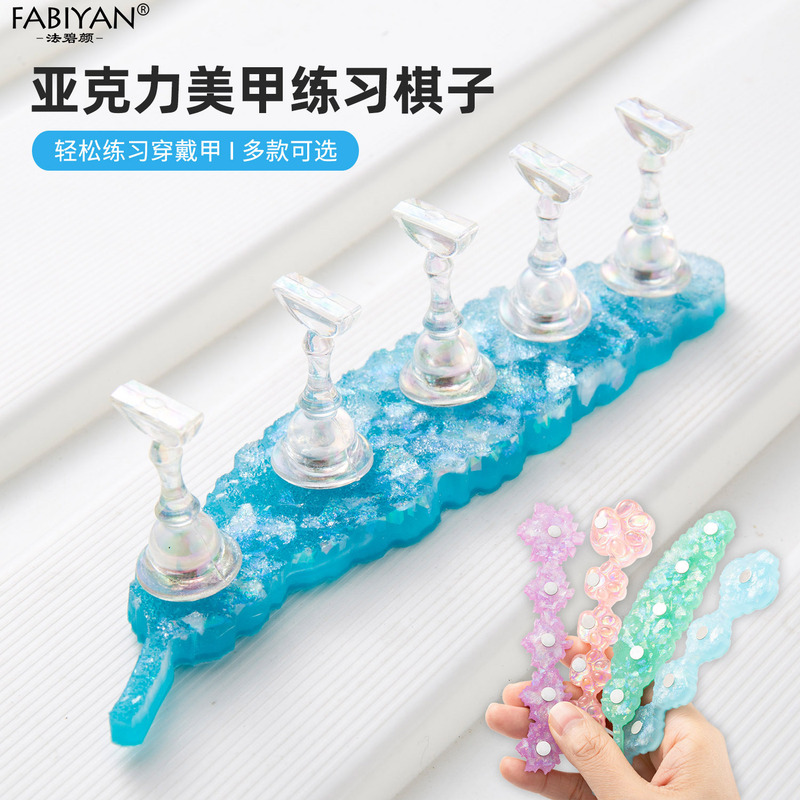 Cross-Border New Model Nail Art Practice Stand, Nail Art Practice Holder with Magnetic Base for Beginners Cross-Border New Model Nail Art Practice Stand, Nail Art Practice Holder with Magnetic Base for Beginners