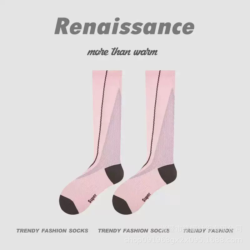 Medias de presión deportivas delgadas de micropresión, carreras profesionales, salto de cuerda, musculación muscular de pantorrilla, medias para mujeres