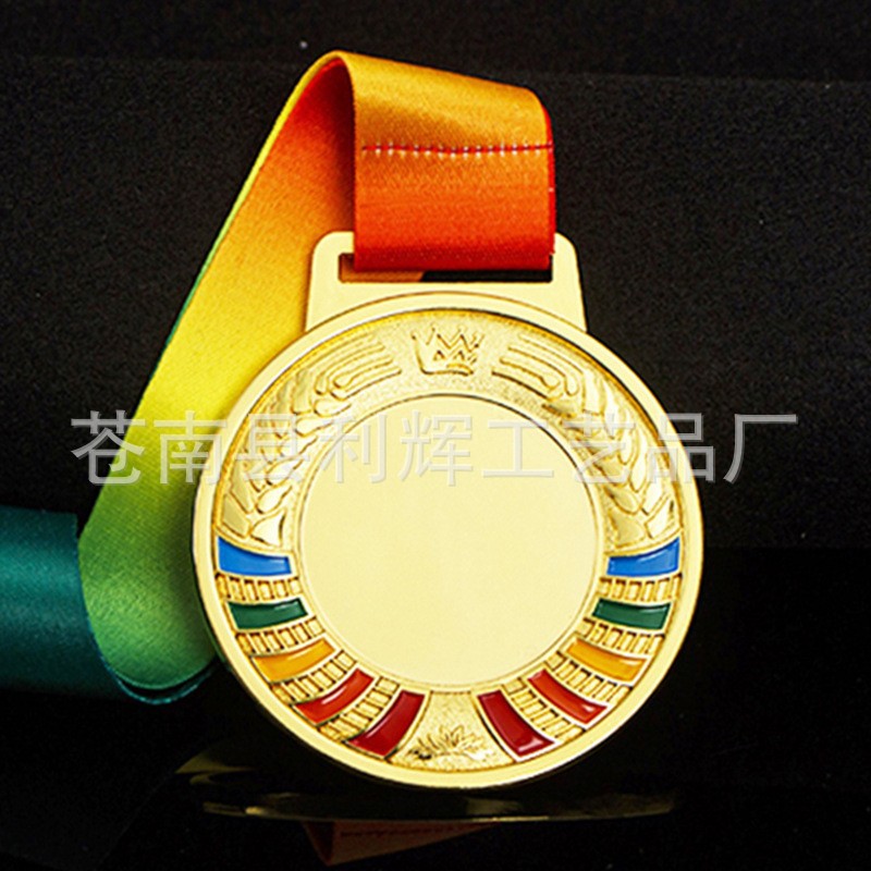 Fábrica en stock medalla de metal al por mayor juegos de pintura en blanco medalla competencia Medalla DE HONOR listado logotipo impreso