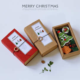 创意新款圣诞节饼干蛋黄酥包装盒雪花酥礼盒太妃牛轧糖烘焙糖果盒