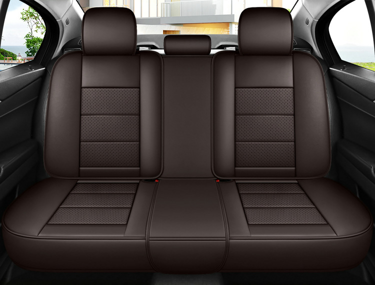 New Napa Leather Fully Surrounded 3D Full Leather Four-Season Universal Car Seat Cushion Breathable Seat Cover Car Cushion Seat Cushion
