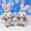 new pattern violet rabbit Plush Doll Key ring Pendant Toys Cartoon Rabbit animal wholesale