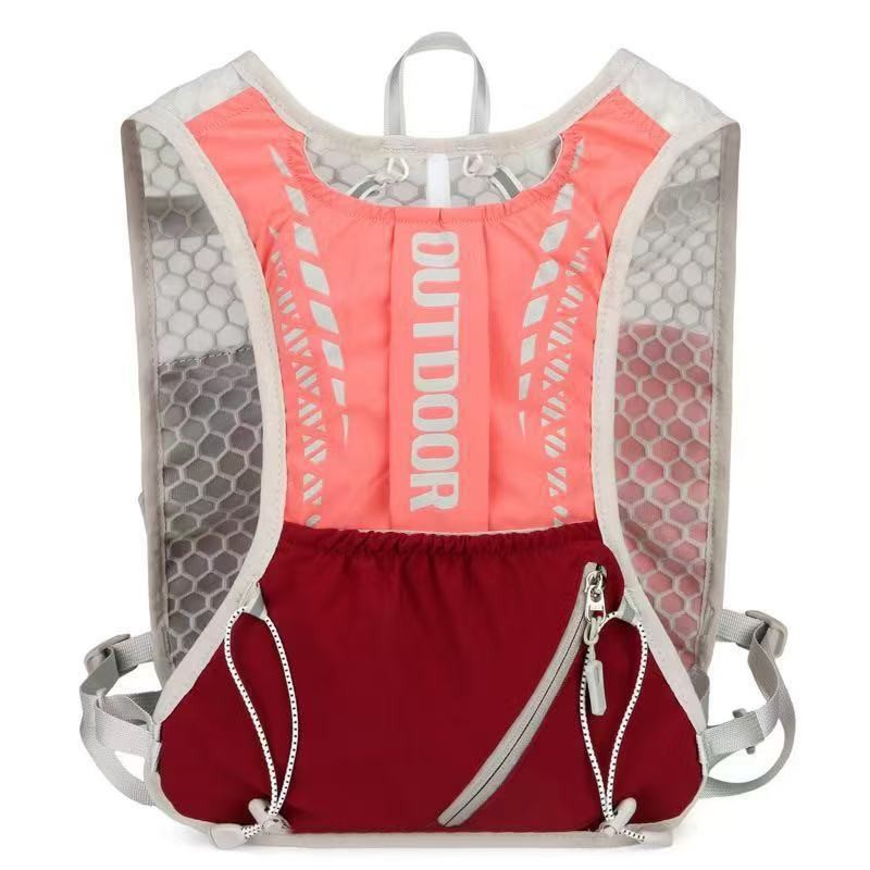 Amazon al aire libre caminando chaleco bolsa de bicicleta caminando chaleco bolsa deportiva de almacenamiento ligera bolsa de transporte en stock