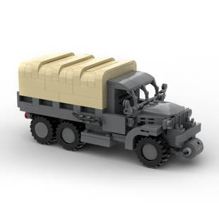 Building Blocks Moc-127124 Tech Military Truck Model 292 Particle Number for Kidsren