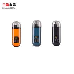 電動鼻毛トリマー、コンパクトでポータブル、デジタルディスプレイ、充電式カッターヘッド、取り外し可能で洗える鼻毛クリーナー