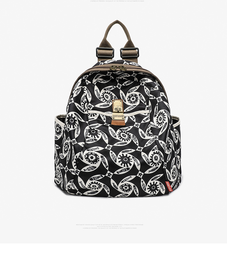 Sac à dos Style ethnique pour femmes, sac à dos mode polyvalent grande capacité tourisme loisirs_voghion.com