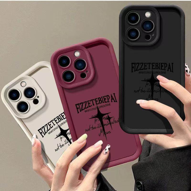 Marca de moda europea y americana para iPhone 16pro funda para teléfono móvil Apple 15/14 personalizado inglés 13promax nuevo 12