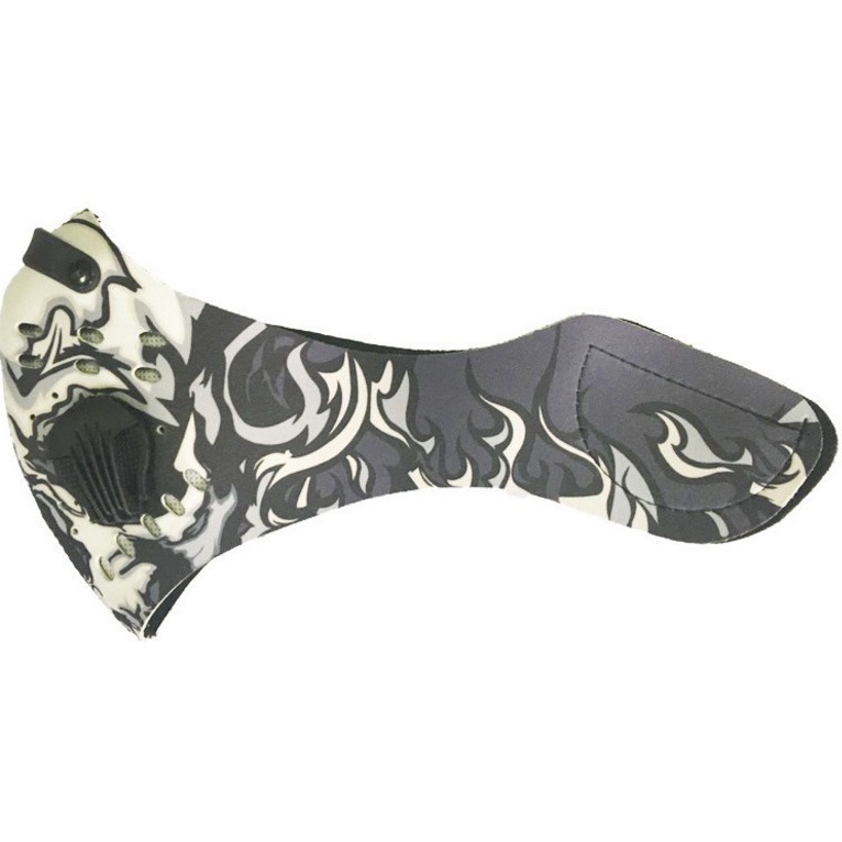 Máscara de ciclismo hombres y mujeres a prueba de viento a prueba de polvo equipo de bicicleta a prueba de frío máscara caliente media cara corriendo transpirable carbón activado