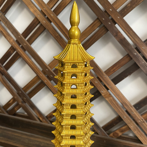 New style pure copper Wenchang Tower ornaments 13 layers 30 cm brass 13 layers full copper Wenchang Tower ornaments wholesale