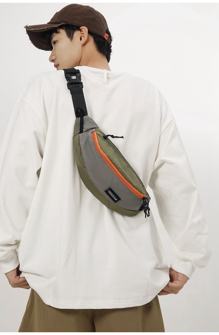 Torba, torba na klatkę piersiową typu crossbody, nisza uniwersalna 2024 nowa moda, sport, ekskluzywny styl, internetowa celebrytka torba na klatkę piersiową_voghion.com