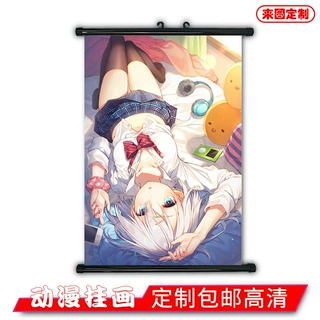 海报来图定制 动漫周边挂画定做海报 挂画装饰画 二元次 动漫卷轴
