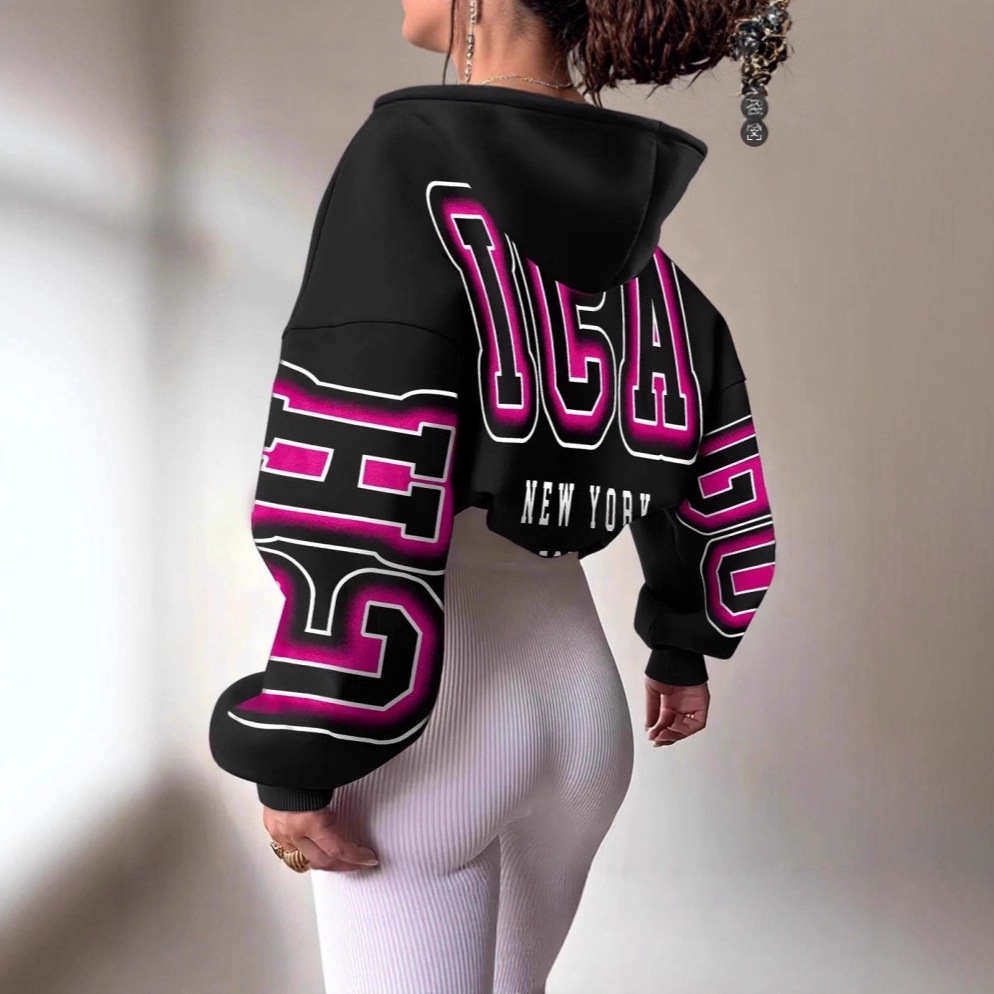 Retro Oversized Unisex Color-Block Hooded Sweatshirt Pullover Digital Print Casual Streetwear 95% Polyester For Women S-XXXL Fall Winter_ecoleips.com